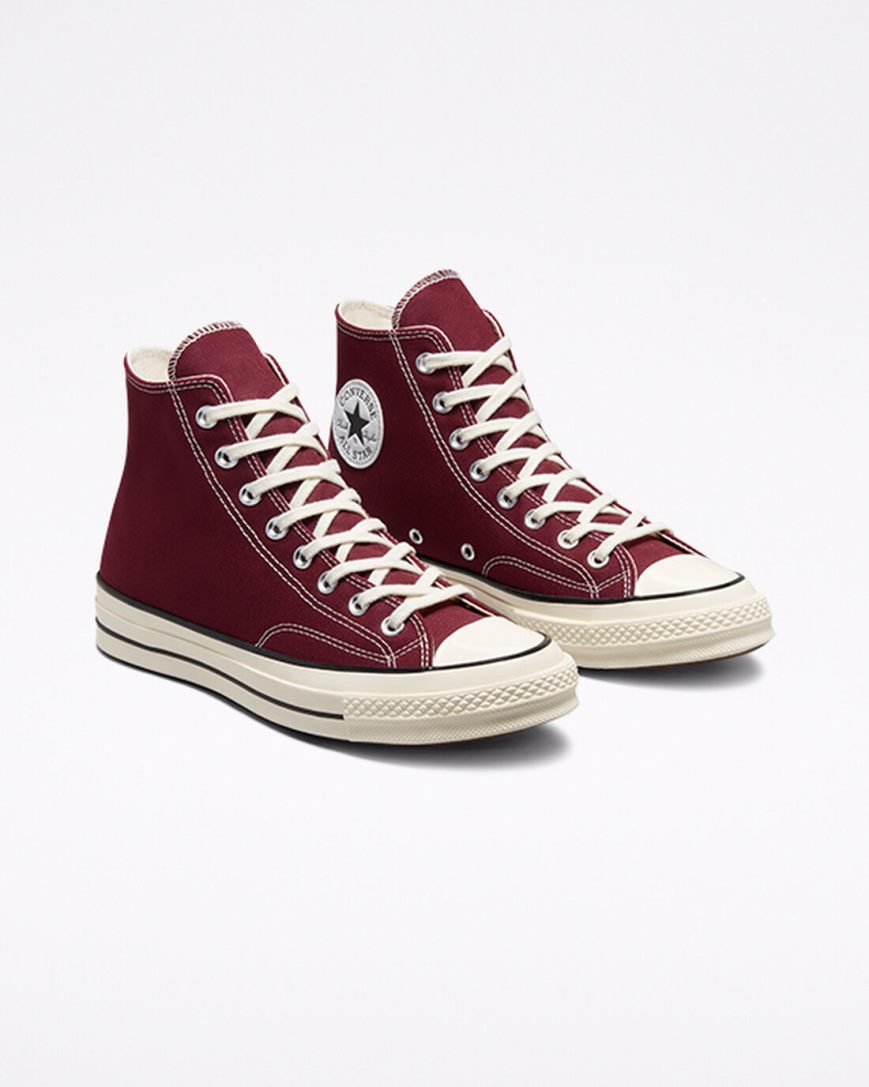 Men's Converse Chuck 70 Seasonal Color High Top Shoes Deep Burgundy / Black | AU 80349D